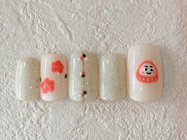 だるまさんネイル