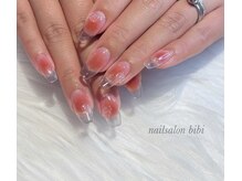 ネイルサロン ビビ(bibi)/クリアフレンチ♪