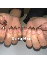 Domi Nail Salon 渋谷店　長さだし/持ち込み/フィルイン/ワンホン/ラメグラデーション＊