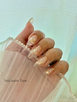 Nail salon Tisse【ネイルサロン ティセ】の写真/スカルプチュアで長さだし♪高い技術で理想の美フォルム、爪に輝きをプラス！
