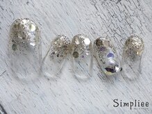 シンプリー 吉祥寺店(Simpliee by Procare nail)/ラメグラデーション/ホロ