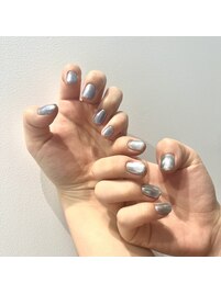 シルバーミラーにマグネット♪