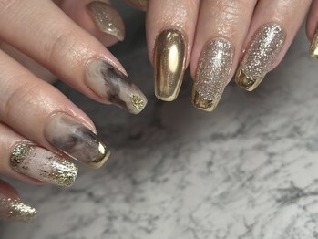 アネラ(ANELA)の写真/持込OK!初回オフ無料♪高技術と丁寧な施術で彩るアート★ジェルアート盛り放題¥8400保湿ケア付きが嬉しい♪