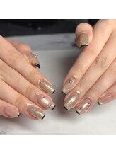 アイリッシュネイル 久屋大通店(Irish Nail)/大人上品スキニーフレンチ