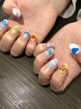 ブロックファイブハナ(Block 5 HANA)/成人式ネイル