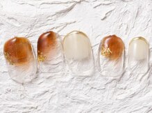 ネイルメゾン 渋谷店(NAIL MAISON)/べっこうゴールドラメ￥5800