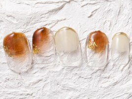べっこうゴールドラメ￥8050