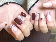 プラチナムドール 京都駅前店(PLATINUMDOLL)/ツイードネイル