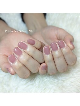 エヌ アンド(N&)/くすみピンクワンカラー