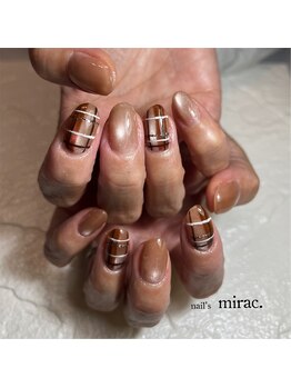 ネイルズミラク(nail's mirac.)/チェック柄ネイル