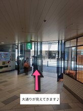 memelu大阪梅田店道案内２