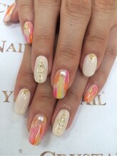 クリスタルネイル ボンベルタ橘店(CRYSTAL NAIL)/貝殻ネイル