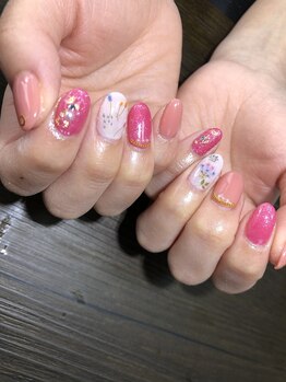 ブロックファイブハナ(Block 5 HANA)/押し花ネイル