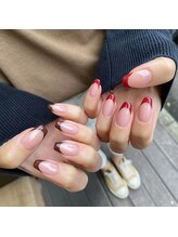 ネイルアルケー(Nail ARCHE)/アシメフレンチ
