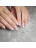 【HAND】定番！美爪フレンチ（ベースカラーなし）　ジェルオフ無料★　¥5500