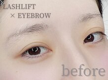 アリュージョン 天王寺北口店/眉毛×まつげパーマ/before