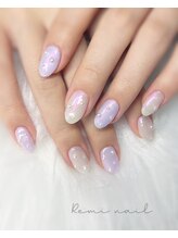レミネイル(Remi nail)/オーロラミラー持ち込みネイル