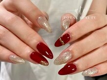 アテ(ate)/秋冬ボルドーネイル