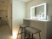 グレイス 名古屋太閤通(Grace)の雰囲気（施術後のお支度をゆっくりしていただけます♪）