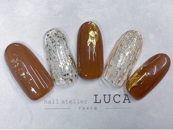 L-34　ブラウンニュアンスネイル