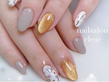 クリアー(clear)の写真/メニューは全てオフ、フィルイン込み！大人がうれしい年齢に合わせた季節感のあるデザインが選べる！！