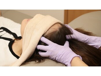 ネイルサロン ニシムラ(nail salon nishimura)の写真/極上の癒やしをあなたに。ヘッドスパで癒されたい方へ！眼精疲労にも効果◎