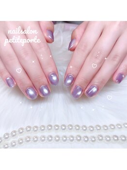 プティポルト(petite porte)/透明感たっぷり♪ラベンダーマグ