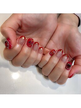 エムサロン 伊勢崎(emusalon)/赤フレンチ