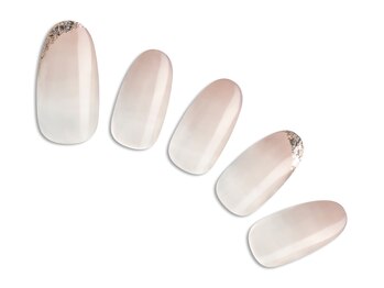 プラスネイル 銀座中央通り店(PLUS NAIL)/【700】銀箔×カラグラ¥6,589