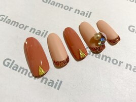 ビジュー×マットカラー