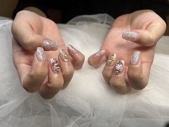 ジョアネイル(JOA Nail)/クリスマス★４本アート★ツリー