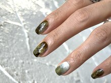 アオ 渋谷(ao.)の雰囲気（パラジェルに変更可。自爪育成フィルイン×ニュアンスアート♪）