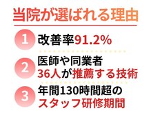 フィール整体院【肩こり/腰痛/骨盤矯正】/当院が選ばれる理由