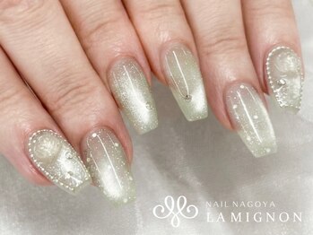 ラミニョンネイルナゴヤ(La Mignon Nail Nagoya)の写真/【オフ無料◇ワンカラー￥4550/夏のお出掛けネイル￥6900】日常になじむオフィスカラー豊富*パラジェルあり