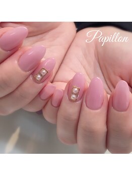 ネイルサロン パピヨン(Nail Salon Papillon)/シンプルスカルプチュア☆