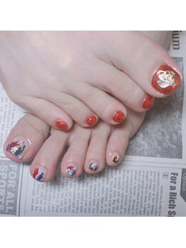 ピピランチェ(PIPIRANCHE)/欲張りフットネイル