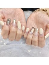 エトワボーテ(Et toi Beaute)/ホワイトニットネイル