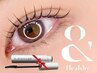 美容液プレゼント【＆ヘルシー】エクステ80本＋まつげパーマ￥11700→￥10000