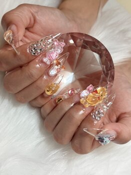 持ち込みキャラクターネイル