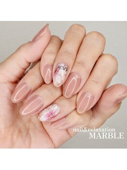 ネイルアンドリラクゼーション マーブル(MARBLE)の写真/自爪を綺麗に！コンプレックスの爪の悩みを解消！自爪を美しく◎