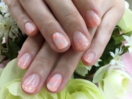 ラメグラ★ドットタイダイ