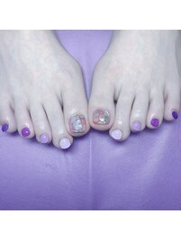 シェルフットネイル