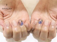 ワールド ビューティ ヴィヴァルト 宝塚店(WORLD BEAUTY VIVALTO)/フラワーネイル