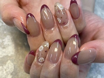 ベーシック ネイルウィザードアカデミー 本厚木店(Basic×NailWizardAcademy)/フラワーアート