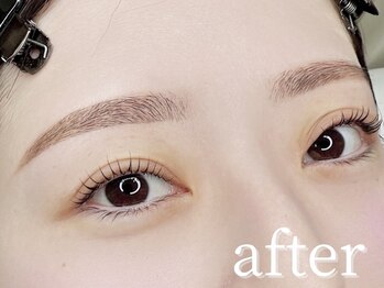 アリュージョン 天王寺北口店/眉毛×まつげパーマ/after