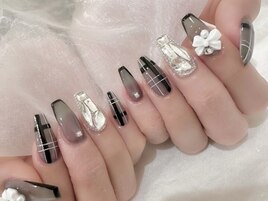チェックネイル