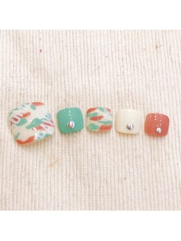 ピンキー(PINKY)/カモフラネイル