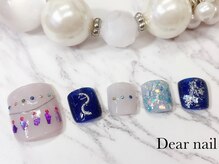 ディア ネイル(Dear nail)/フット×エスニックブルー