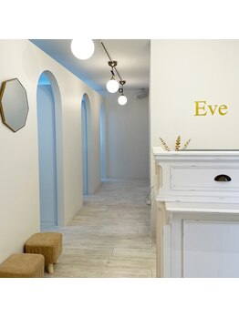 イヴ アイラッシュアンドネイル(Eve eyelash&nail)/受付とアイラッシュブース☆