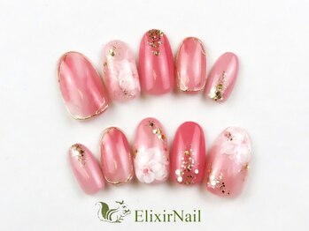 エリクサーネイル 神田(Elixir Nail)/やり放題/クーポン使用